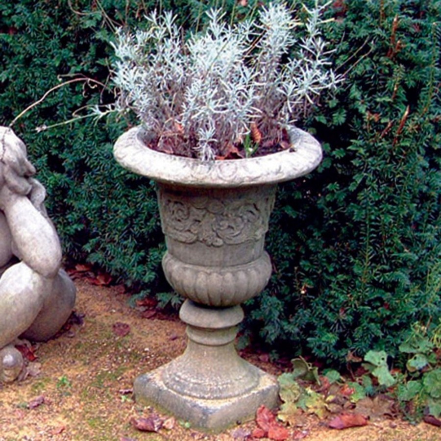 STATUES & SCULPTURES Classic Vase Stone Garden Planter Clearance