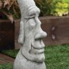 STATUES & SCULPTURES Grandad Easter Island Head Stone Garden Ornament Hot