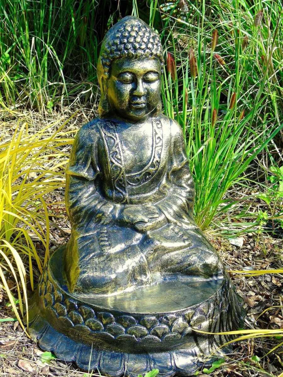 STATUES & SCULPTURES Hindu Buddha Bronze Metal Garden Statue Hot