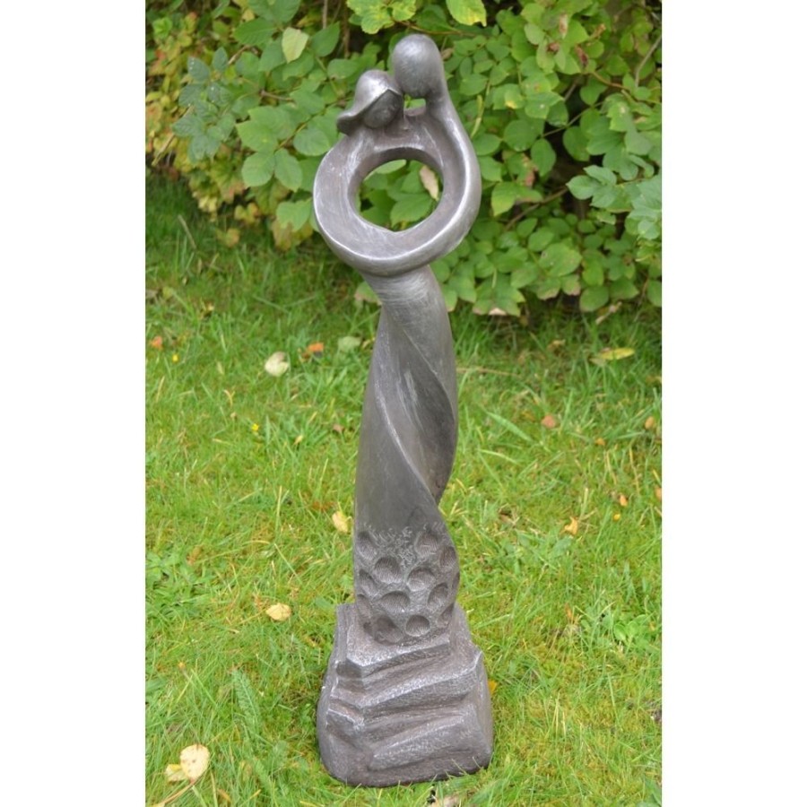 STATUES & SCULPTURES Loving Twist Modern Poly Resin Garden Statue Wholesale