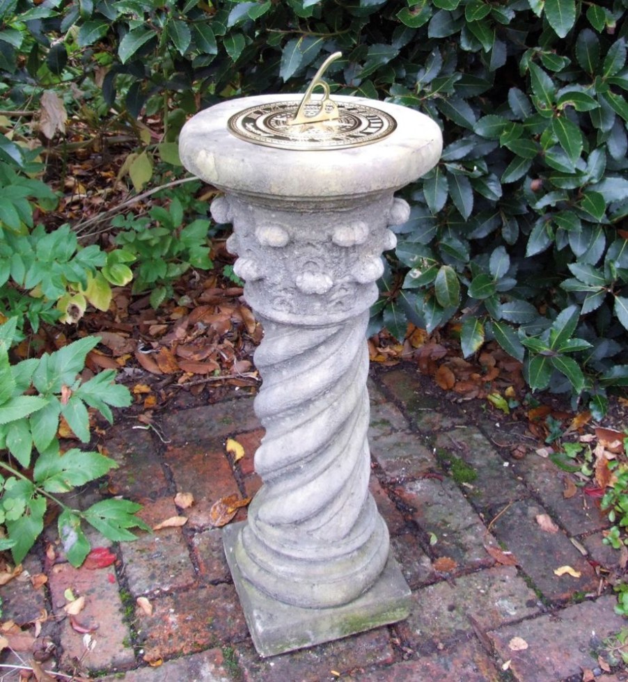 STATUES & SCULPTURES Roman Brass Stone Garden Sundial Online