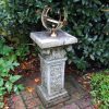 STATUES & SCULPTURES Rocco Armillary Stone Garden Sundial Hot