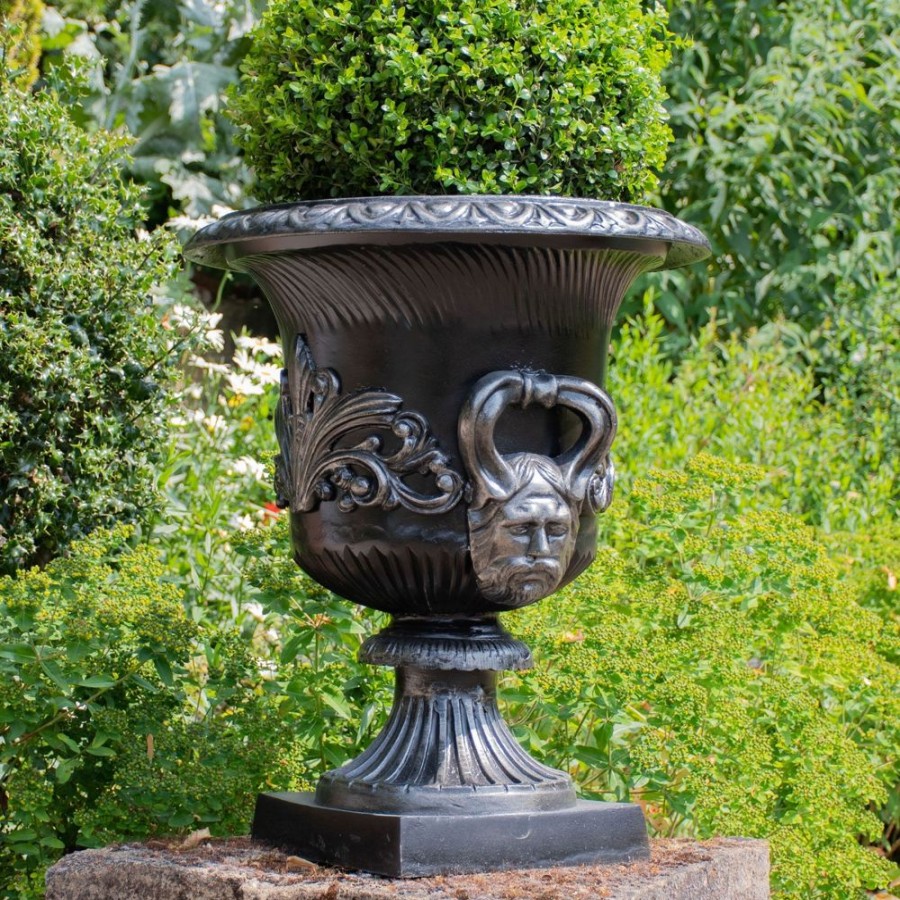 STATUES & SCULPTURES Knightsbridge Urn Bronze Metal Garden Planter Wholesale