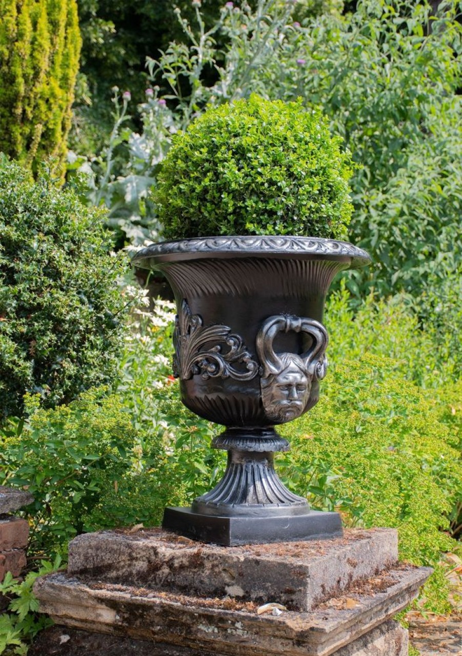 STATUES & SCULPTURES Knightsbridge Urn Bronze Metal Garden Planter Wholesale