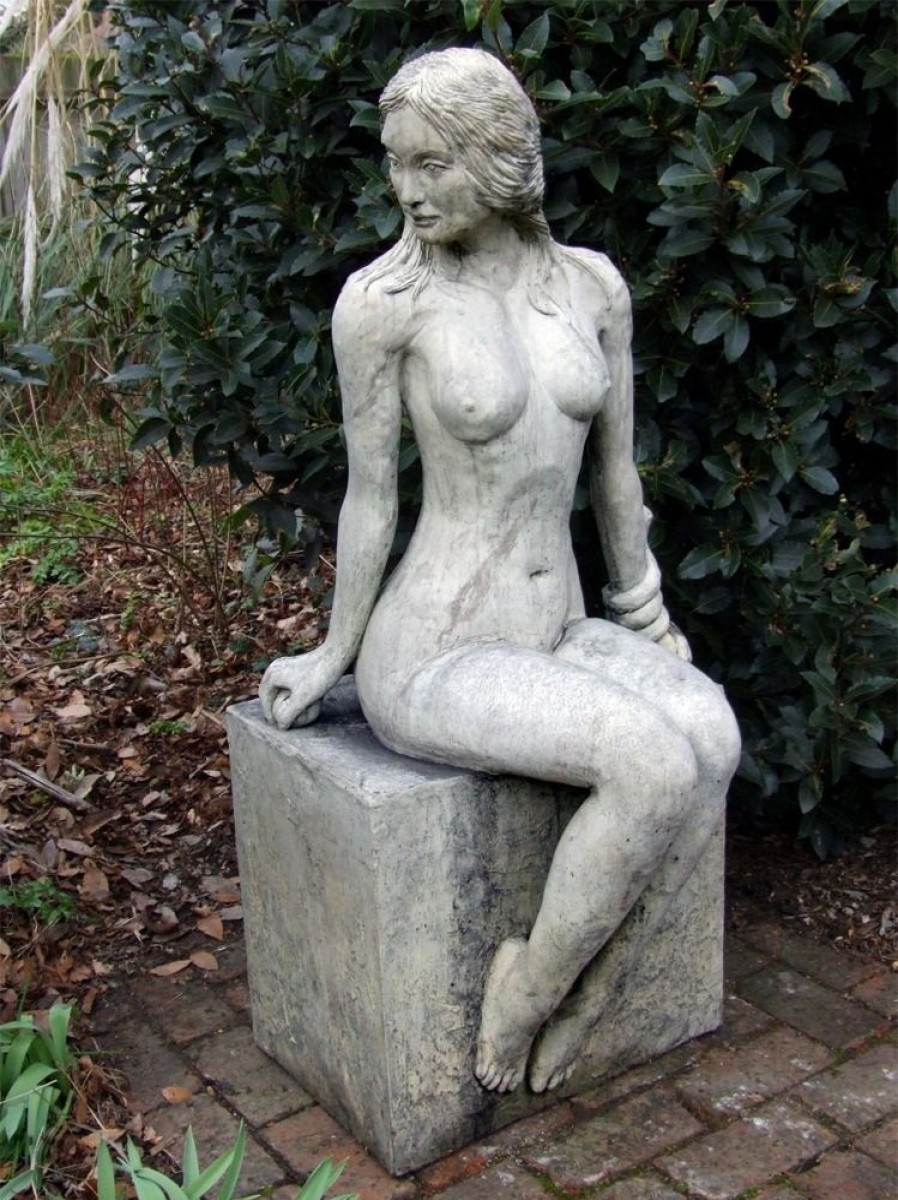 STATUES & SCULPTURES Nude Woman 120Cm Stone Garden Statue New