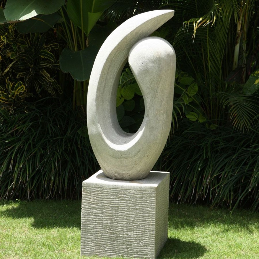 STATUES & SCULPTURES Perplexity Contemporary Stone Garden Sculpture Online