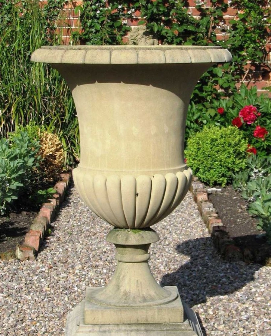 STATUES & SCULPTURES Artemis Vase Stone Garden Planter New