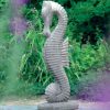 STATUES & SCULPTURES Seahorse 80Cm Stone Garden Ornament Best