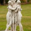 STATUES & SCULPTURES Three Graces Portland Stone Garden Statue Clearance