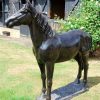 STATUES & SCULPTURES Extra Large Wild Horse Bronze Metal Garden Statue Hot