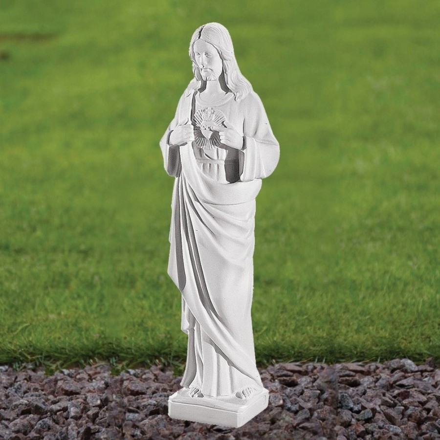 STATUES & SCULPTURES Jesus Christ 37Cm Marble Resin Garden Statue Hot