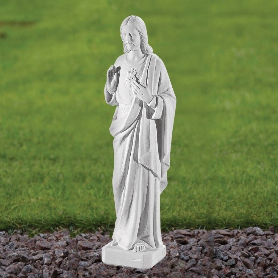 STATUES & SCULPTURES Jesus Christ 40Cm Marble Resin Garden Statue Online