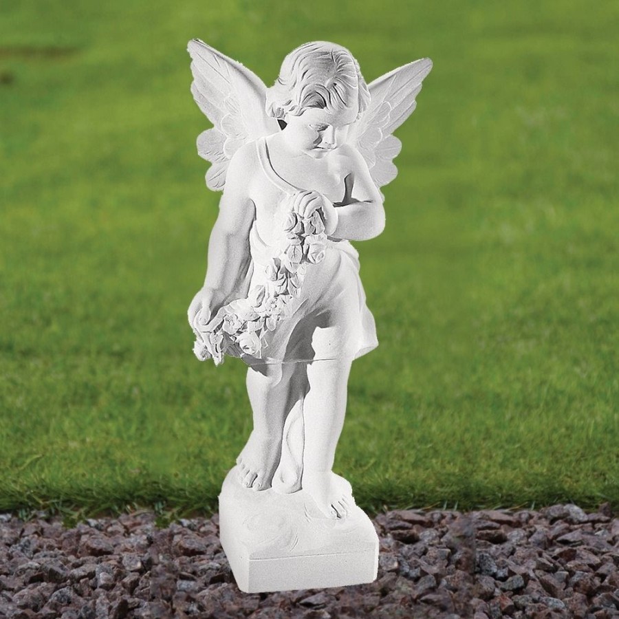 STATUES & SCULPTURES Angel 60Cm Marble Resin Garden Statue Wholesale