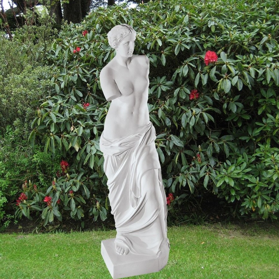 STATUES & SCULPTURES Venus De Milo 42Cm Marble Resin Garden Statue Wholesale