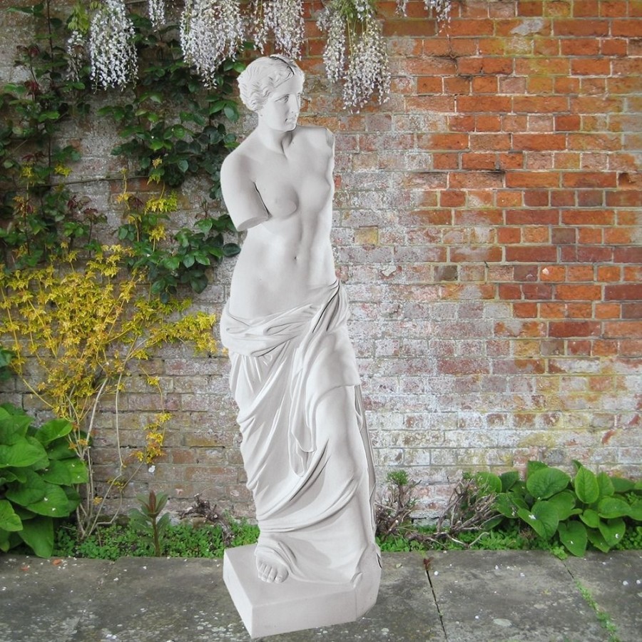 STATUES & SCULPTURES Venus De Milo 42Cm Marble Resin Garden Statue Wholesale