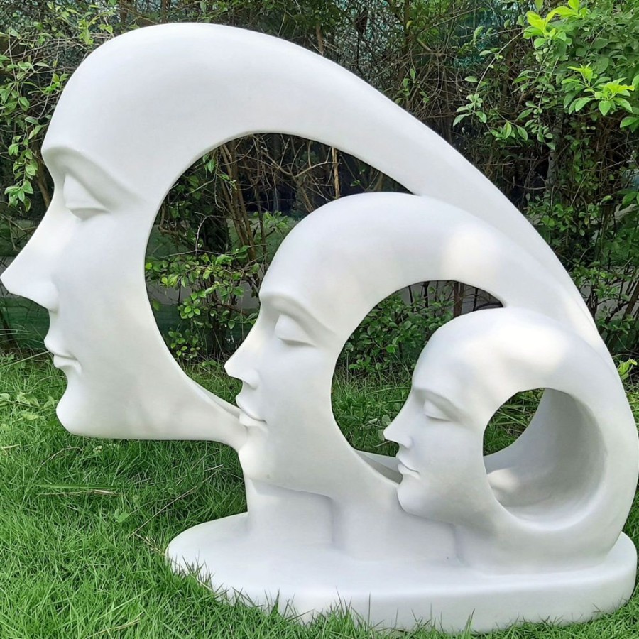 STATUES & SCULPTURES Escape Reality 70Cm Marble Resin Garden Statue Wholesale