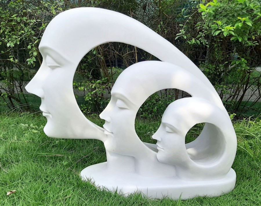 STATUES & SCULPTURES Escape Reality 70Cm Marble Resin Garden Statue Wholesale