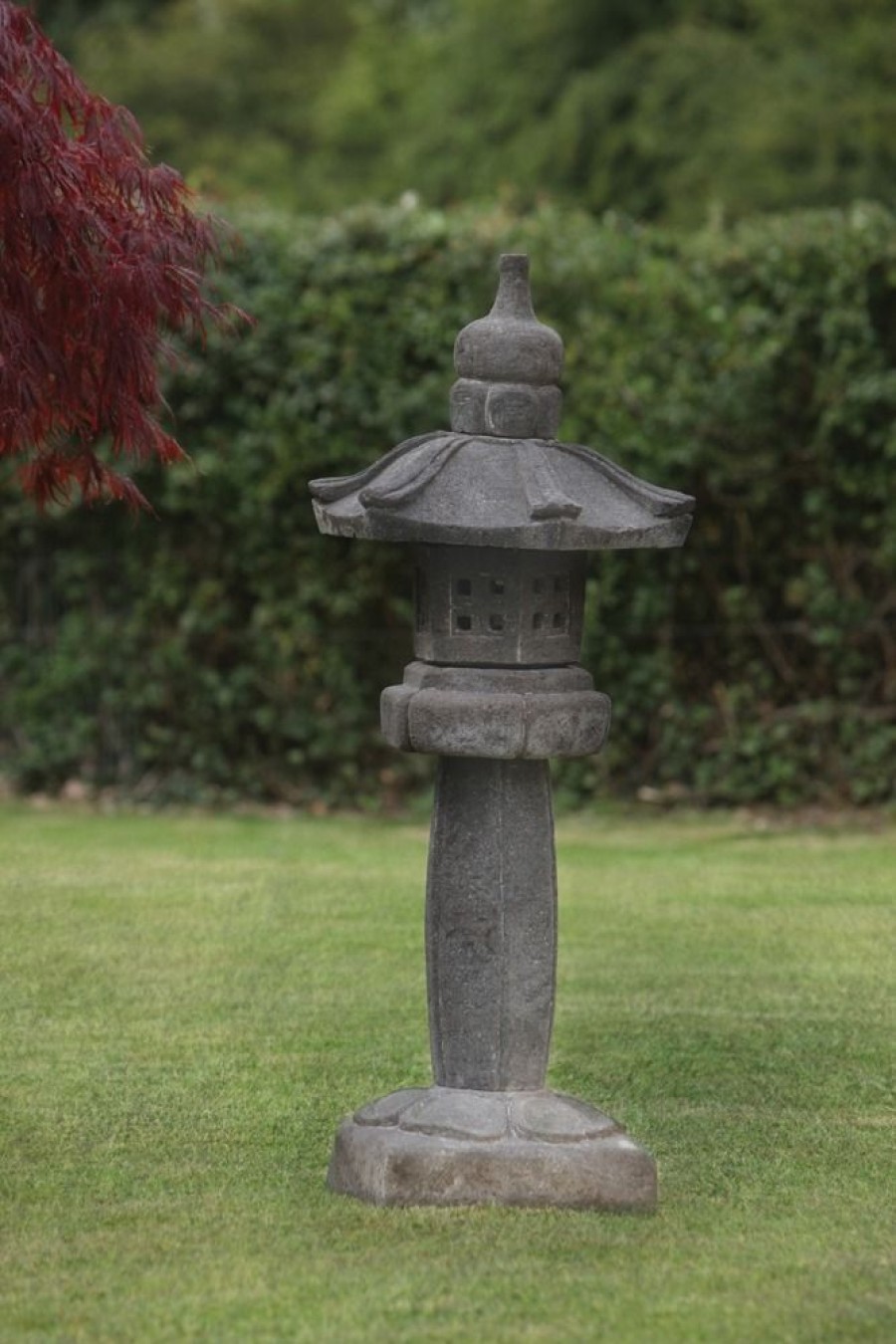 STATUES & SCULPTURES Straight Japanese Pagoda Stone Garden Ornament Online