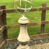 STATUES & SCULPTURES Marino Armillary Stone Garden Sundial New