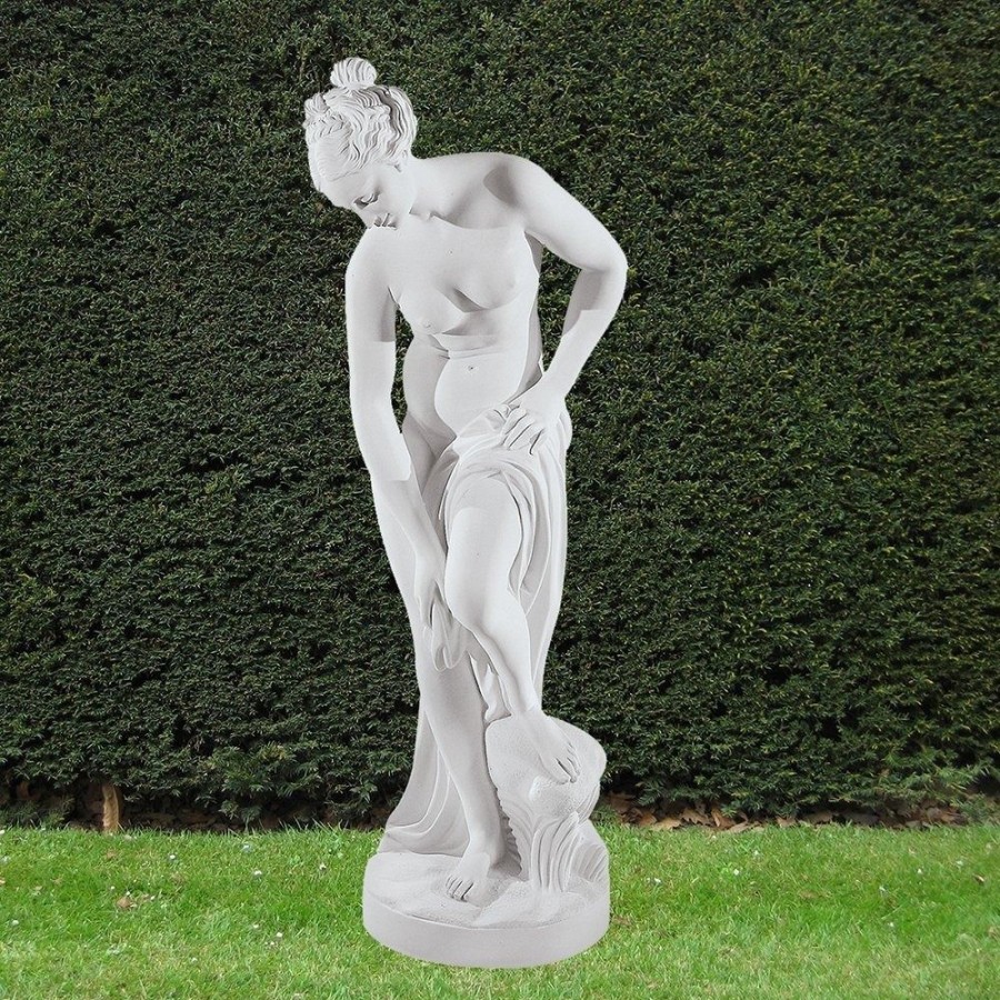 STATUES & SCULPTURES Bathing Lady 157Cm Marble Resin Garden Statue Online