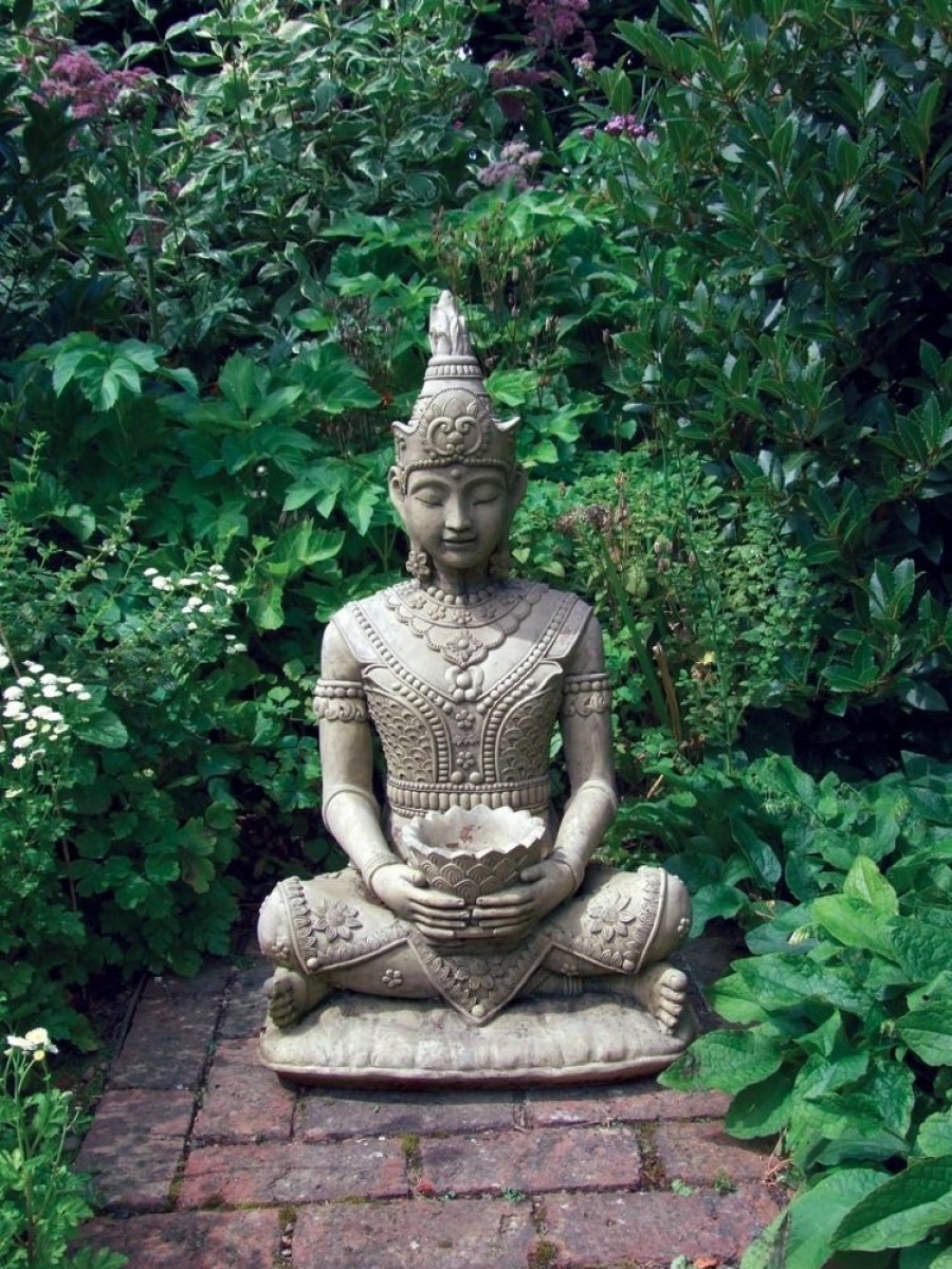 STATUES & SCULPTURES Peaceful Buddha Stone Garden Statue Hot