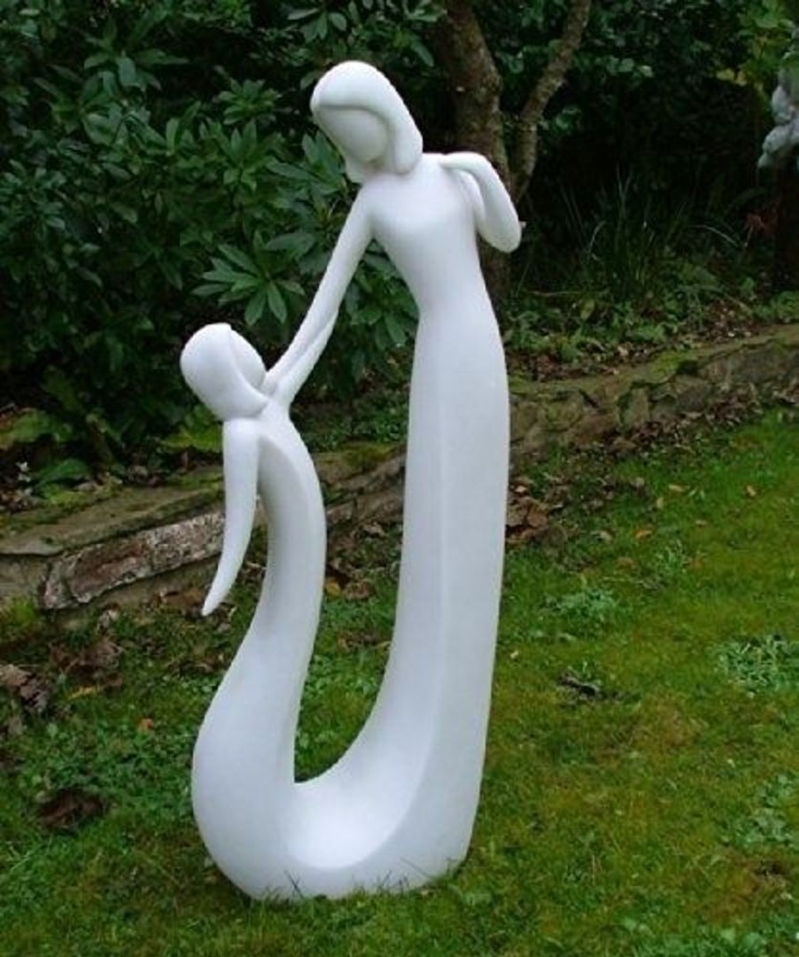 STATUES & SCULPTURES Pure Love 80Cm Modern Marble Resin Garden Statue Wholesale