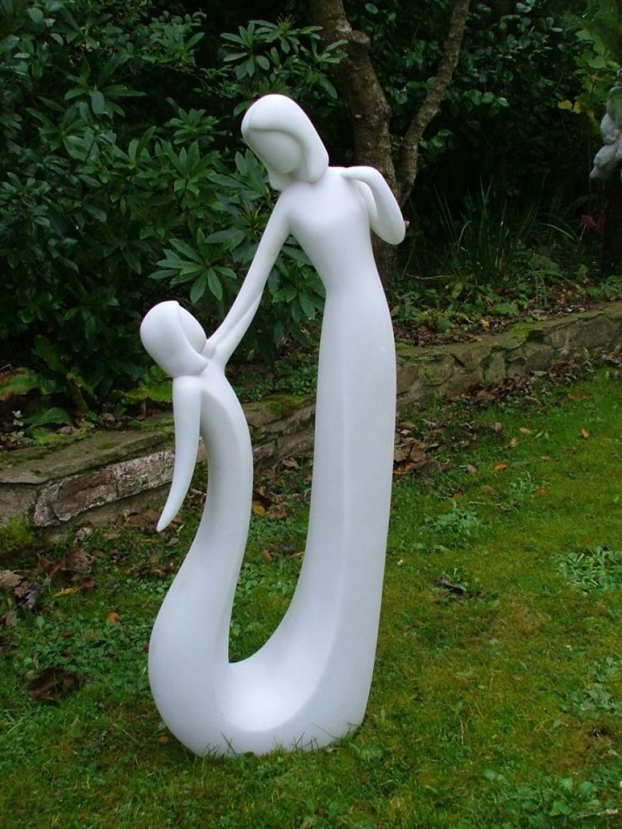 STATUES & SCULPTURES Pure Love 80Cm Modern Marble Resin Garden Statue Wholesale