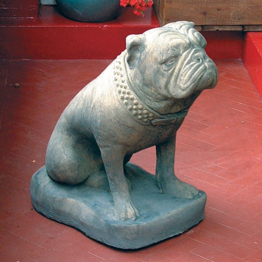 STATUES & SCULPTURES Bulldog Stone Garden Ornament Best