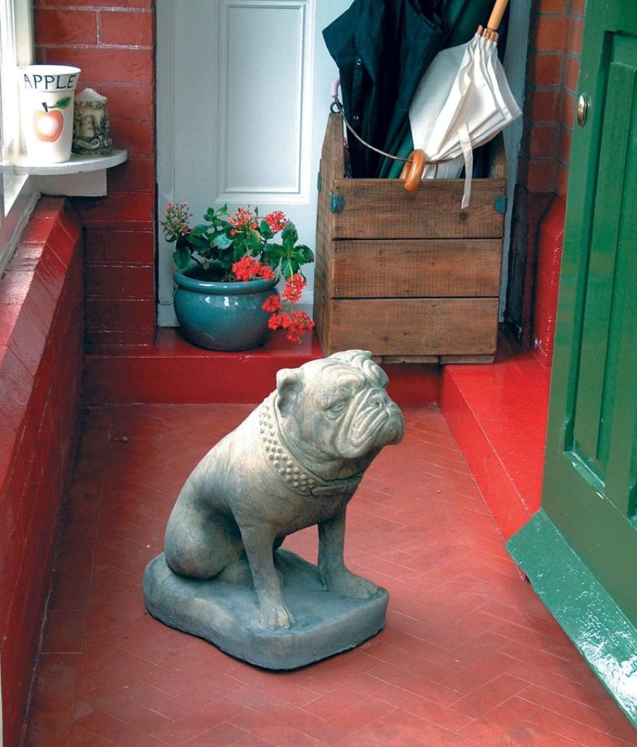 STATUES & SCULPTURES Bulldog Stone Garden Ornament Best