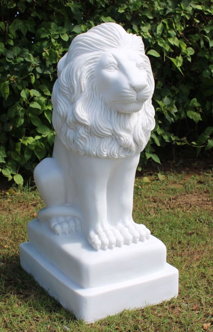 STATUES & SCULPTURES Classic Lion 71Cm Marble Resin Garden Statue Online