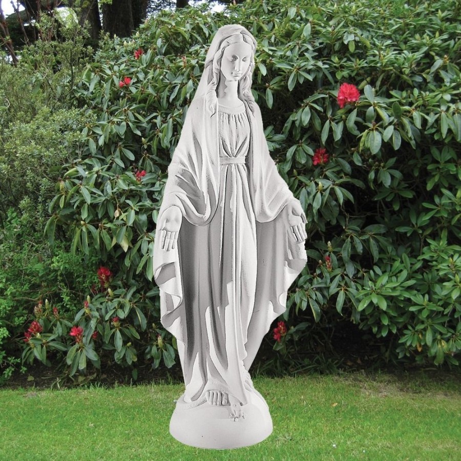 STATUES & SCULPTURES Virgin Mary 97Cm Marble Resin Garden Statue Wholesale