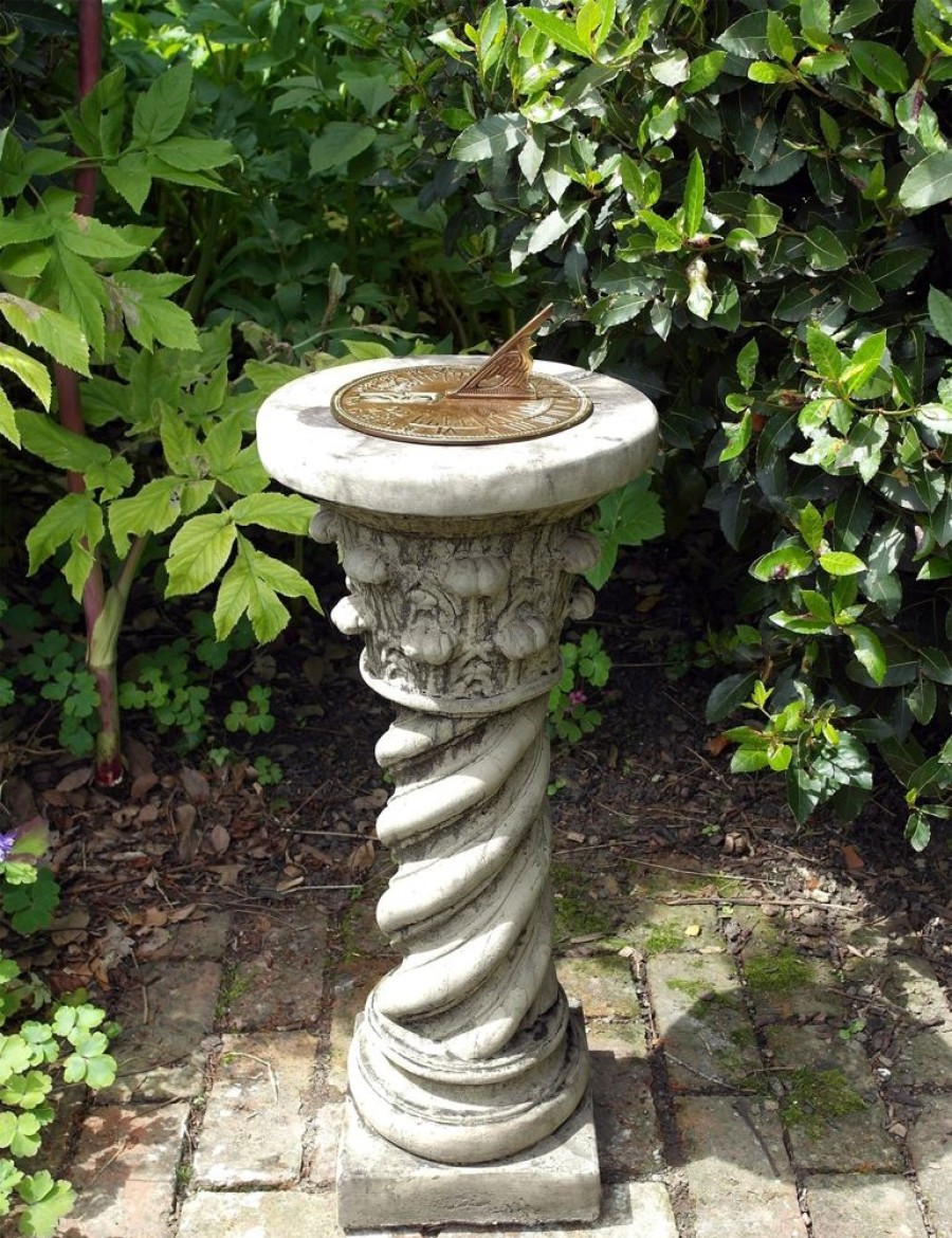 STATUES & SCULPTURES Roman Aged Brass Stone Garden Sundial Wholesale