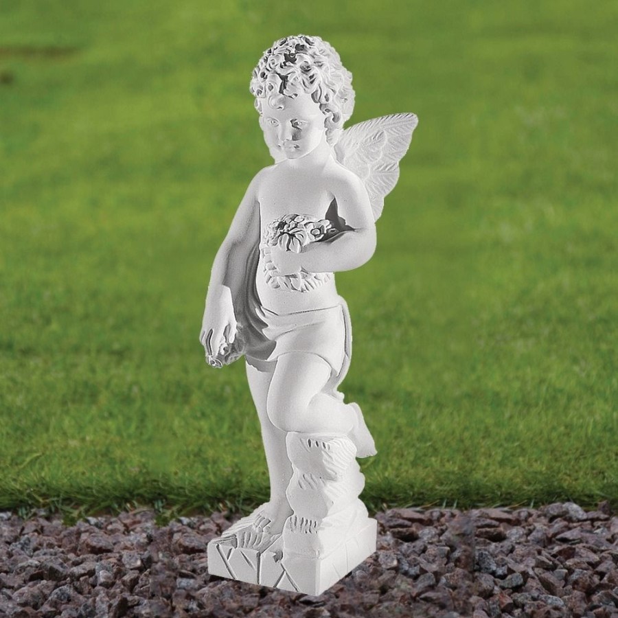 STATUES & SCULPTURES Angel 44Cm Marble Resin Garden Statue Wholesale