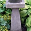 STATUES & SCULPTURES Simple Design Stone Garden Birdbath Online