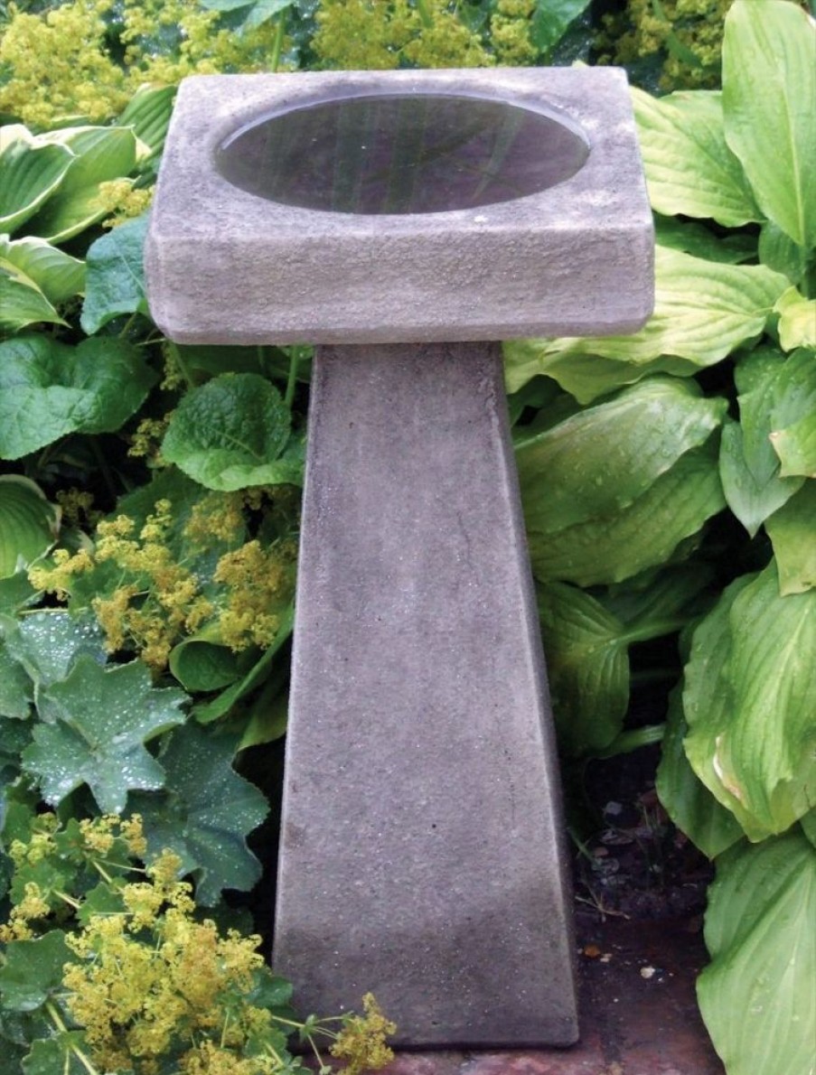 STATUES & SCULPTURES Simple Design Stone Garden Birdbath Online