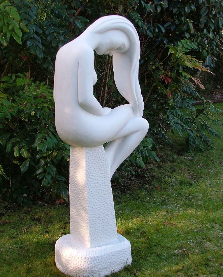 STATUES & SCULPTURES Europa 80Cm Nude Marble Resin Garden Statue Wholesale