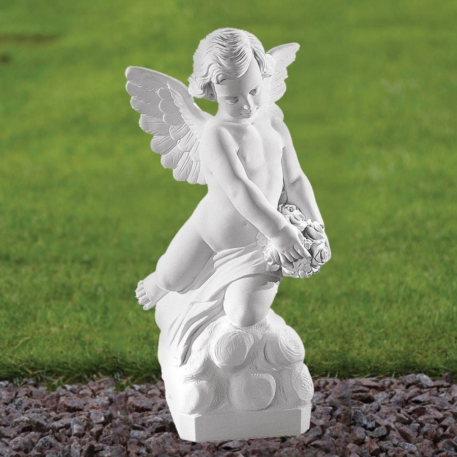 STATUES & SCULPTURES Angel 56Cm Marble Resin Garden Statue Online