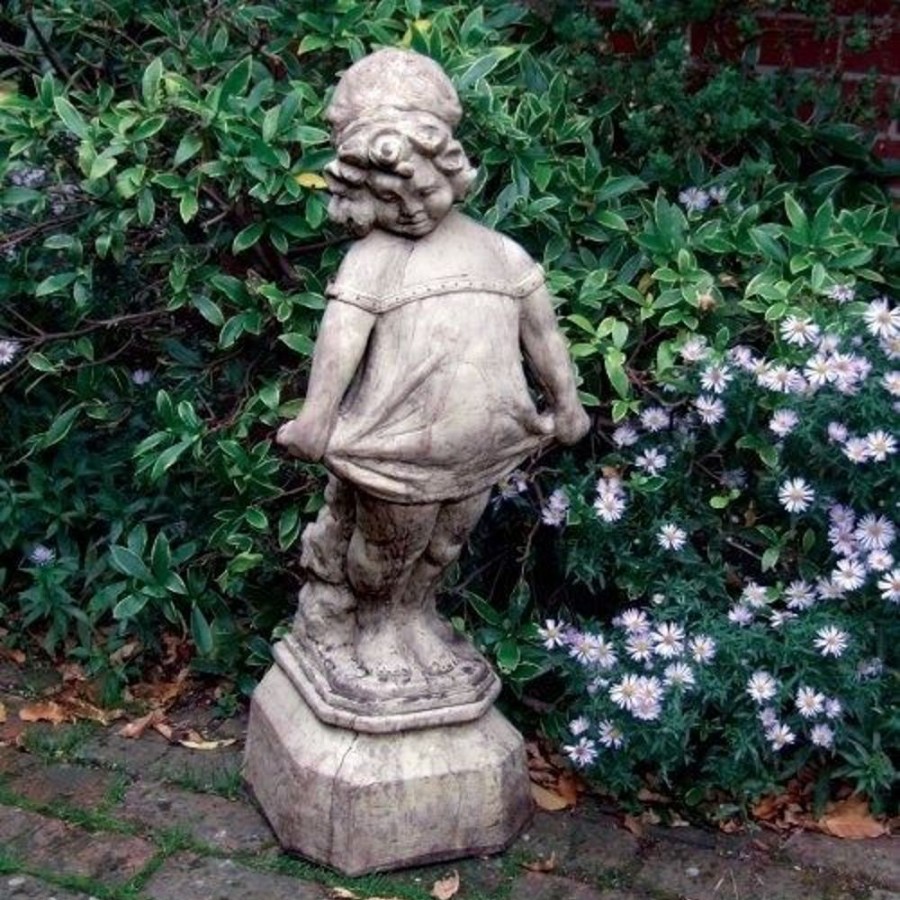 STATUES & SCULPTURES Victorian Girl 80Cm Stone Garden Statue Best