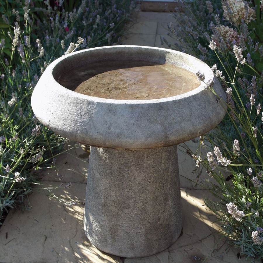 STATUES & SCULPTURES Modern Stone Garden Bird Bath Hot