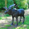 STATUES & SCULPTURES Wild Moose Life-Size Bronze Metal Garden Statue Online