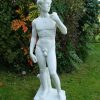 STATUES & SCULPTURES David 85Cm Nude Marble Resin Garden Statue New