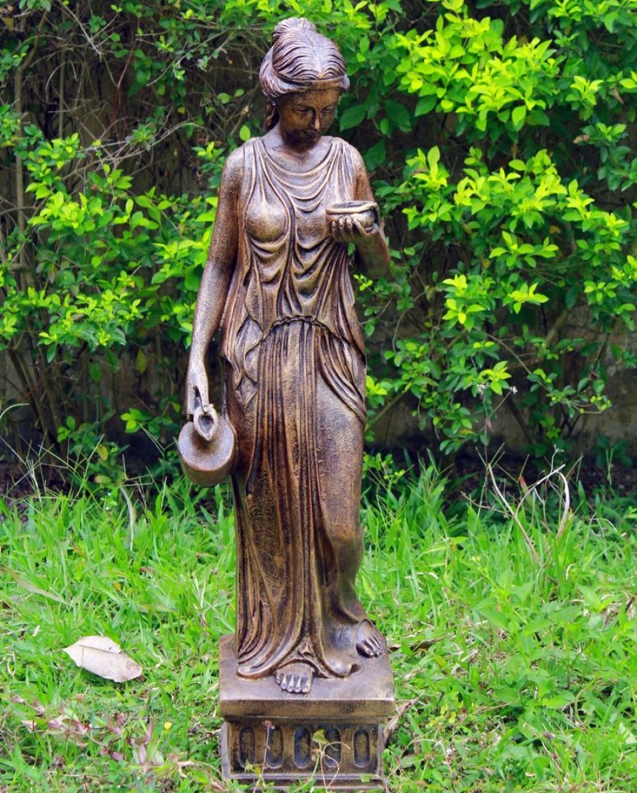 STATUES & SCULPTURES Hebe 160Cm Bronze Marble Resin Garden Statue Wholesale