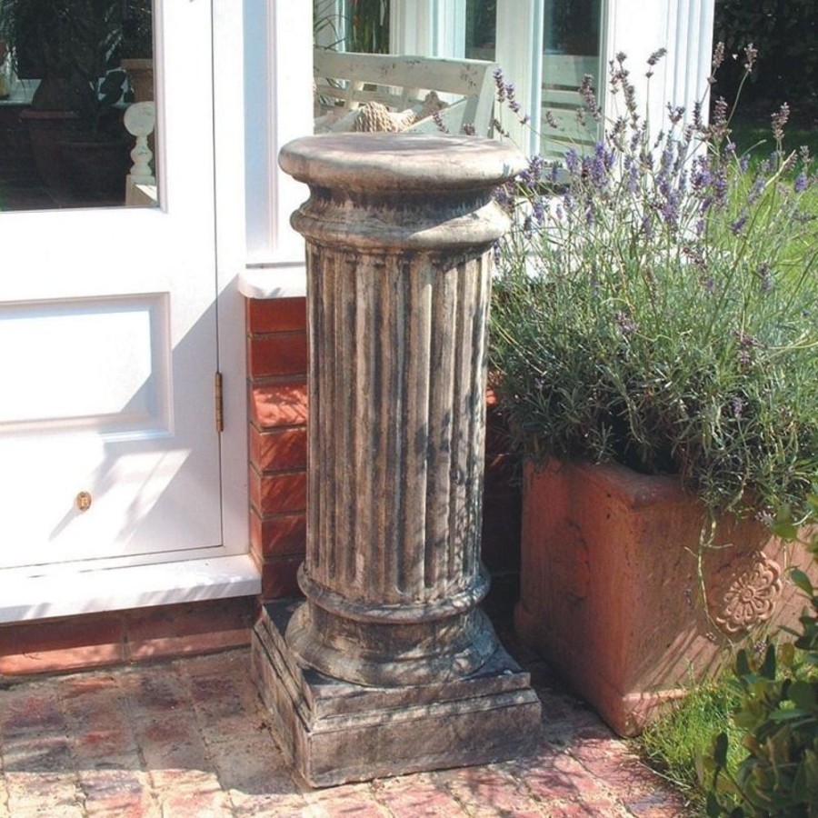 STATUES & SCULPTURES Oxford Column Stone Garden Pedestal Online