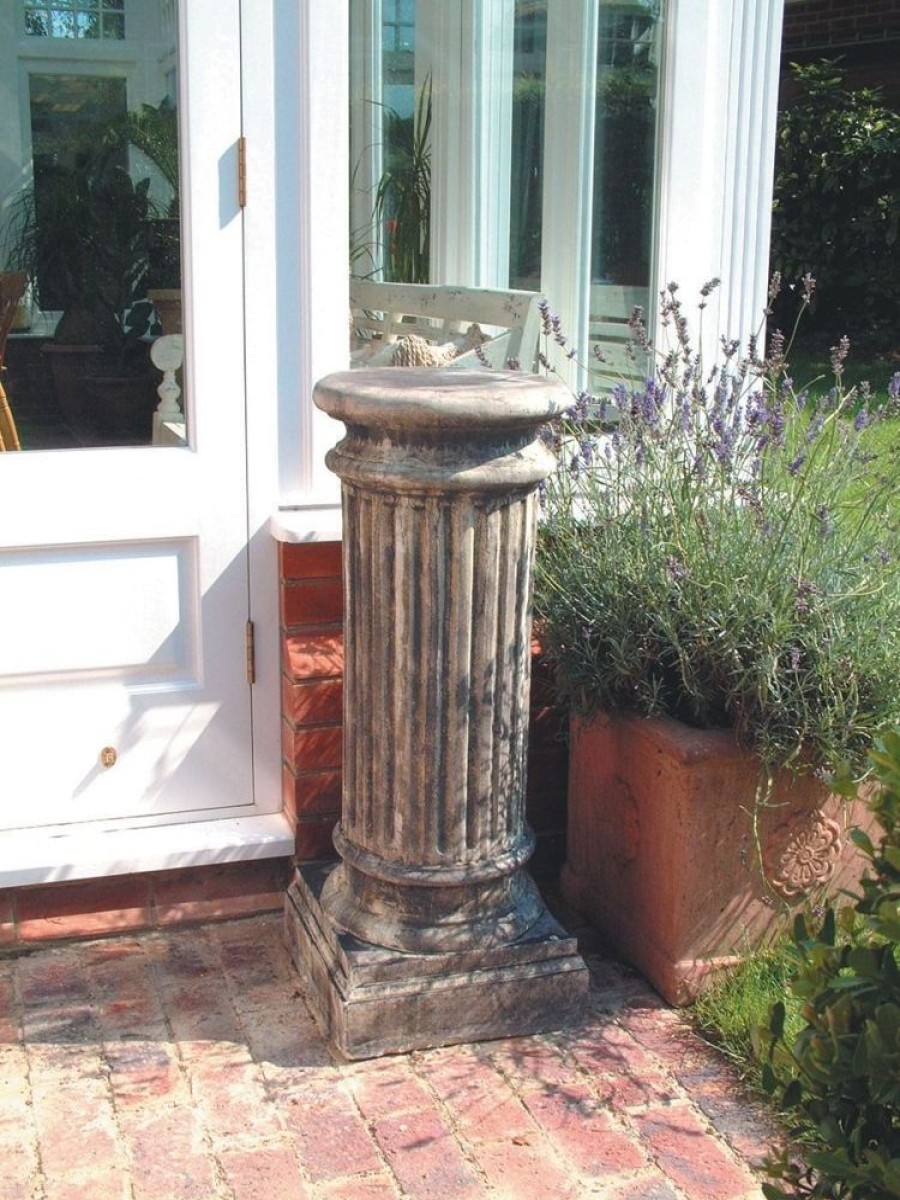 STATUES & SCULPTURES Oxford Column Stone Garden Pedestal Online