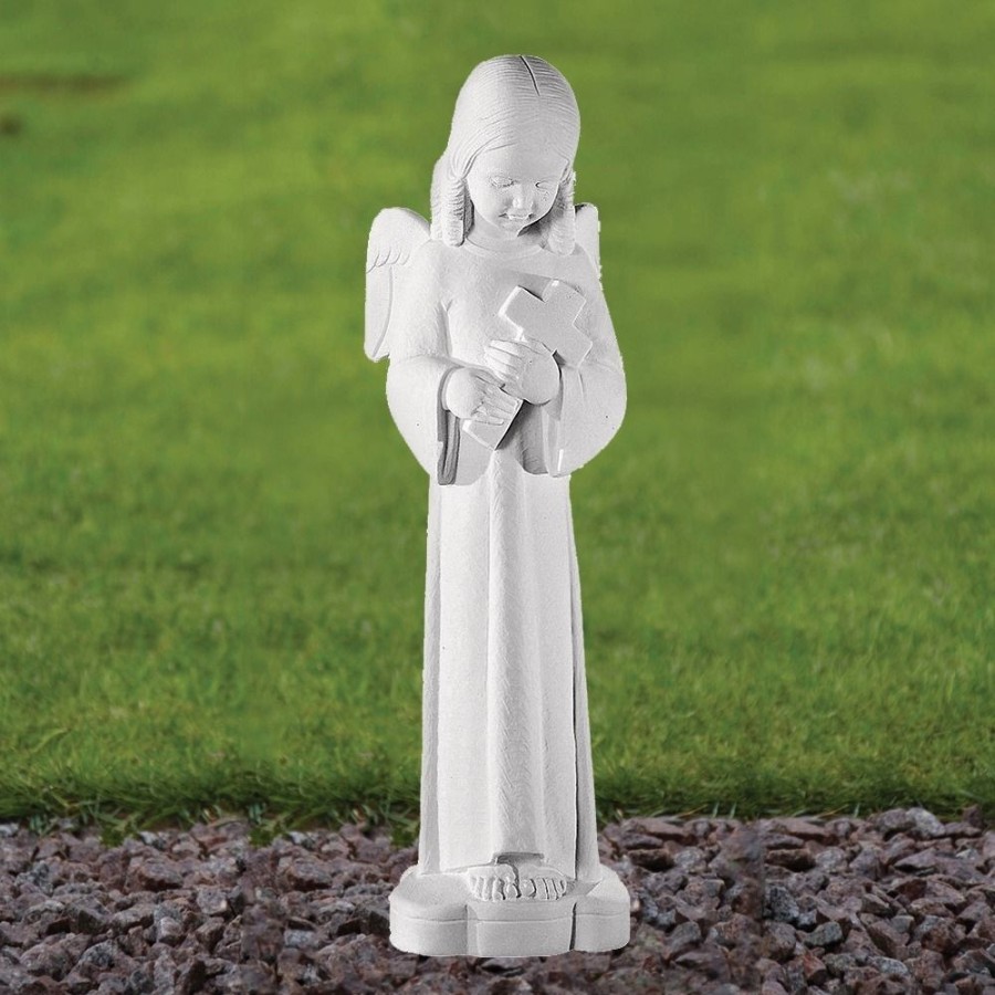 STATUES & SCULPTURES Angel 50Cm Marble Resin Garden Statue Wholesale