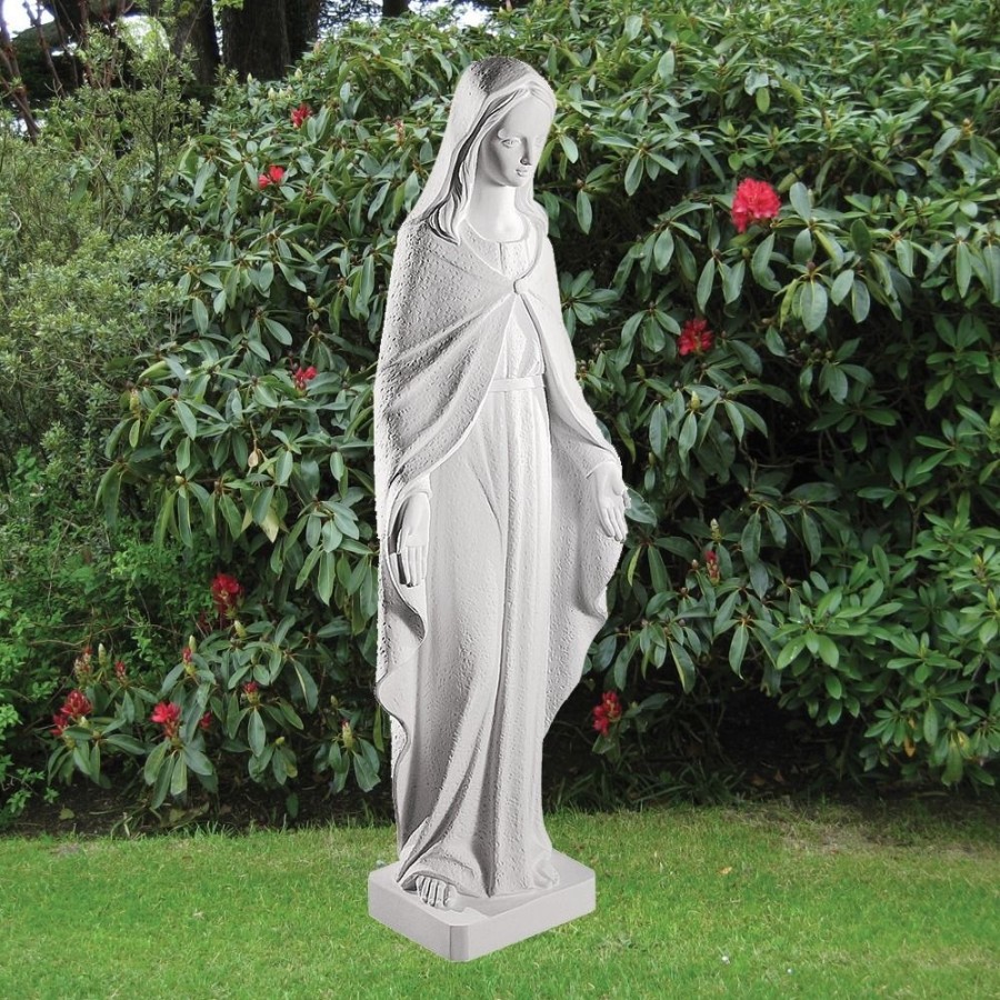 STATUES & SCULPTURES Virgin Mary 96Cm Marble Resin Garden Statue Best