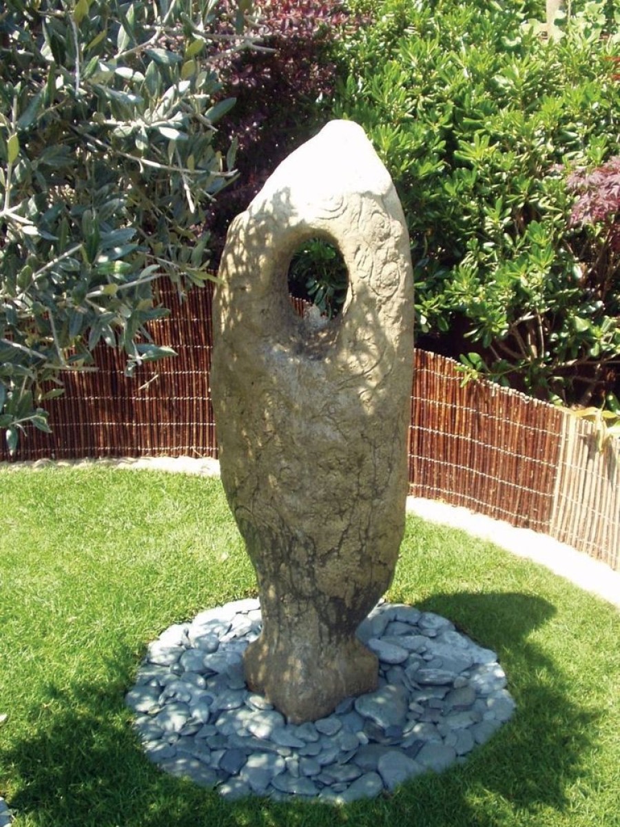 STATUES & SCULPTURES Celtic Modern Stone Garden Water Feature New