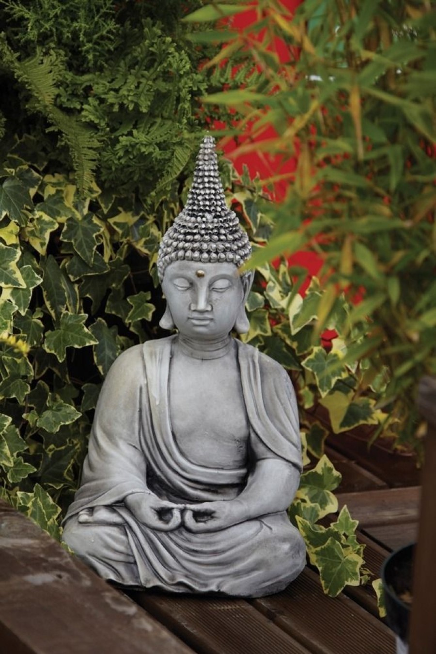 STATUES & SCULPTURES Pearl Hat Thai Stone Buddha Garden Ornament Online