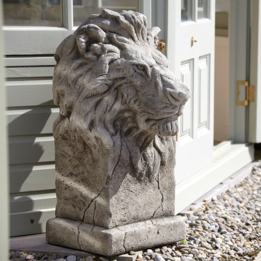 STATUES & SCULPTURES African Lions Stone Garden Statues Online