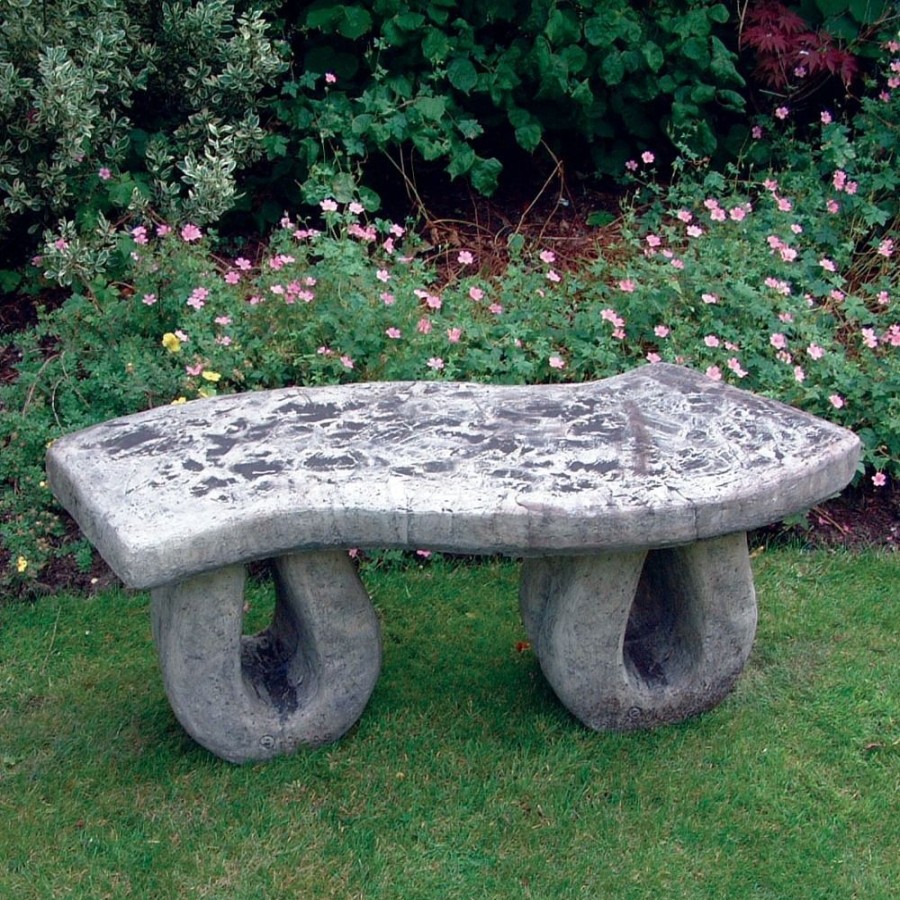 STATUES & SCULPTURES Weildon Stone Garden Bench Online